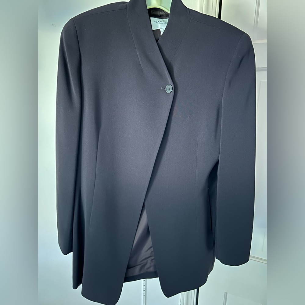Emanuel brown suit